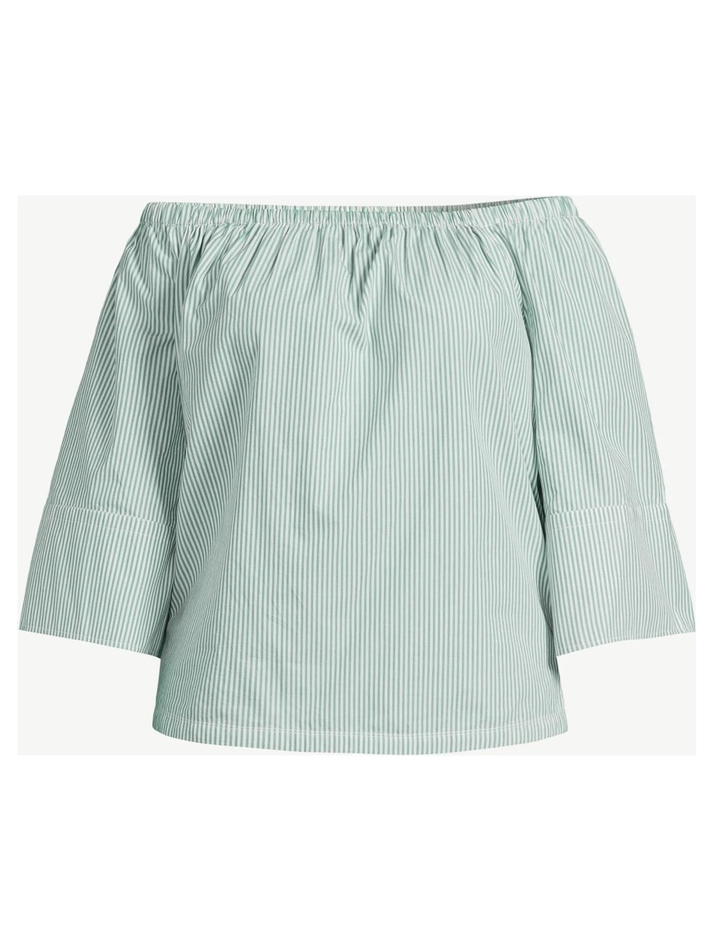 Free Assembly Off Shoulder Striped Cotton Top